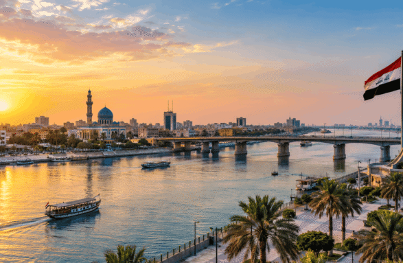 Basra Riverfront at Golden Hour (1) Basra Riverfront at Golden Hour (1)